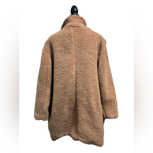 Audrey 3+1 Warm Teddy Bear Jacket Camel - Picture 3 of 11